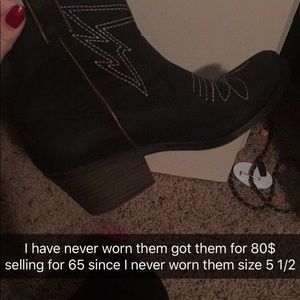 Booties for sell size 5.5